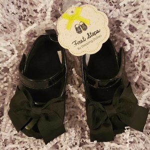 Patent Leather, Black, Mary Janes, Shoes, First Steps (6-9 months)